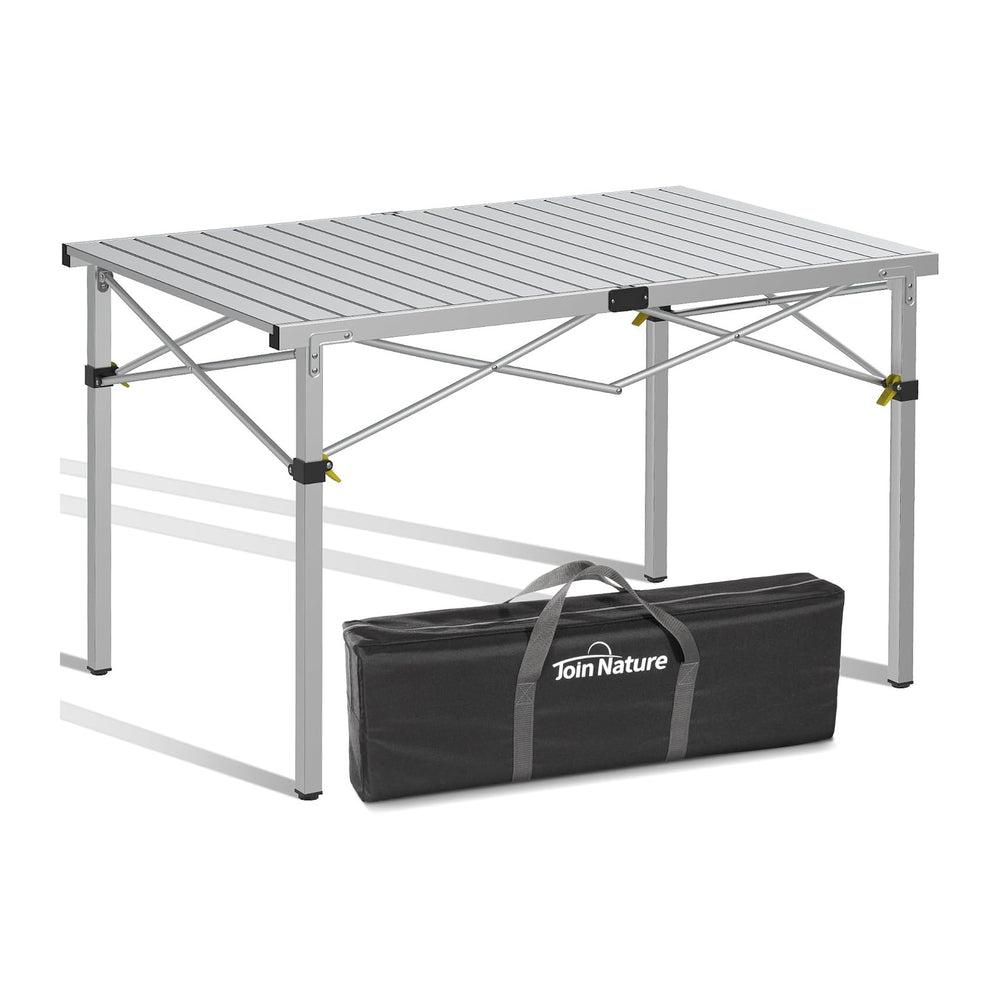 Join Nature 46.4" Large Camping Table for 2-6 People, Heavy Duty Foldable