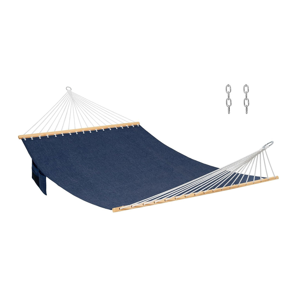 Lazy Daze Double Olefin Quick Dry Hammock with Spreader Bar for Outdoor