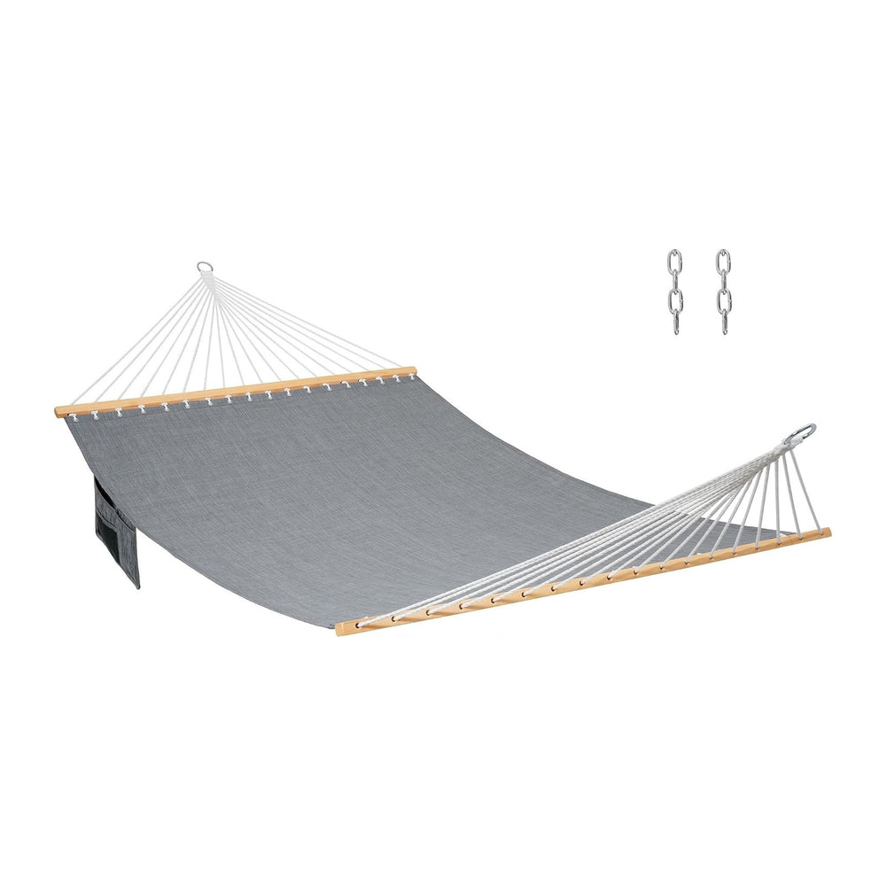 Lazy Daze Double Olefin Quick Dry Hammock with Spreader Bar for Outdoor
