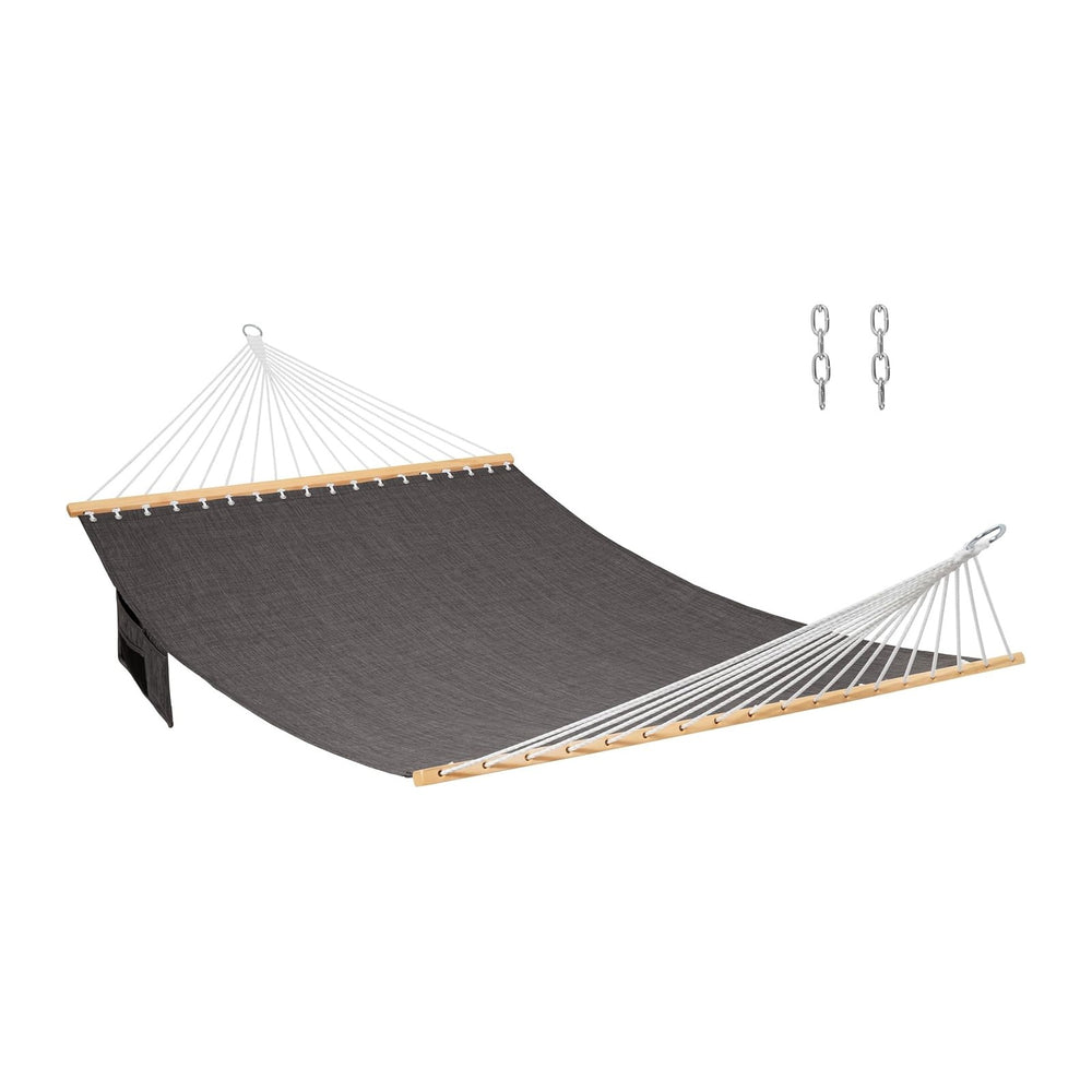 Lazy Daze Double Olefin Quick Dry Hammock with Spreader Bar for Outdoor