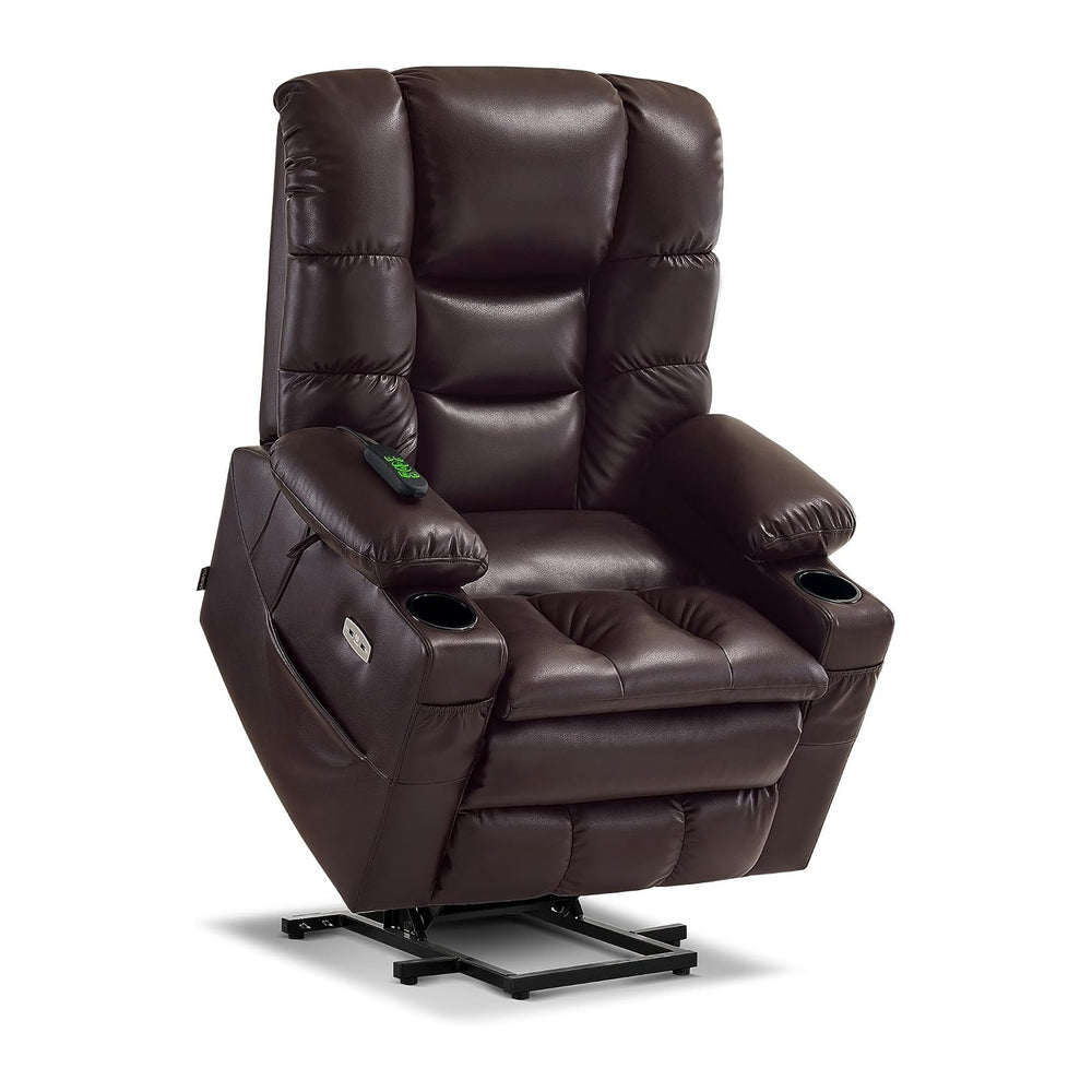 MCombo 3 Motor Large Power Lift Recliner for Elderly, Massage & Heat, 7634