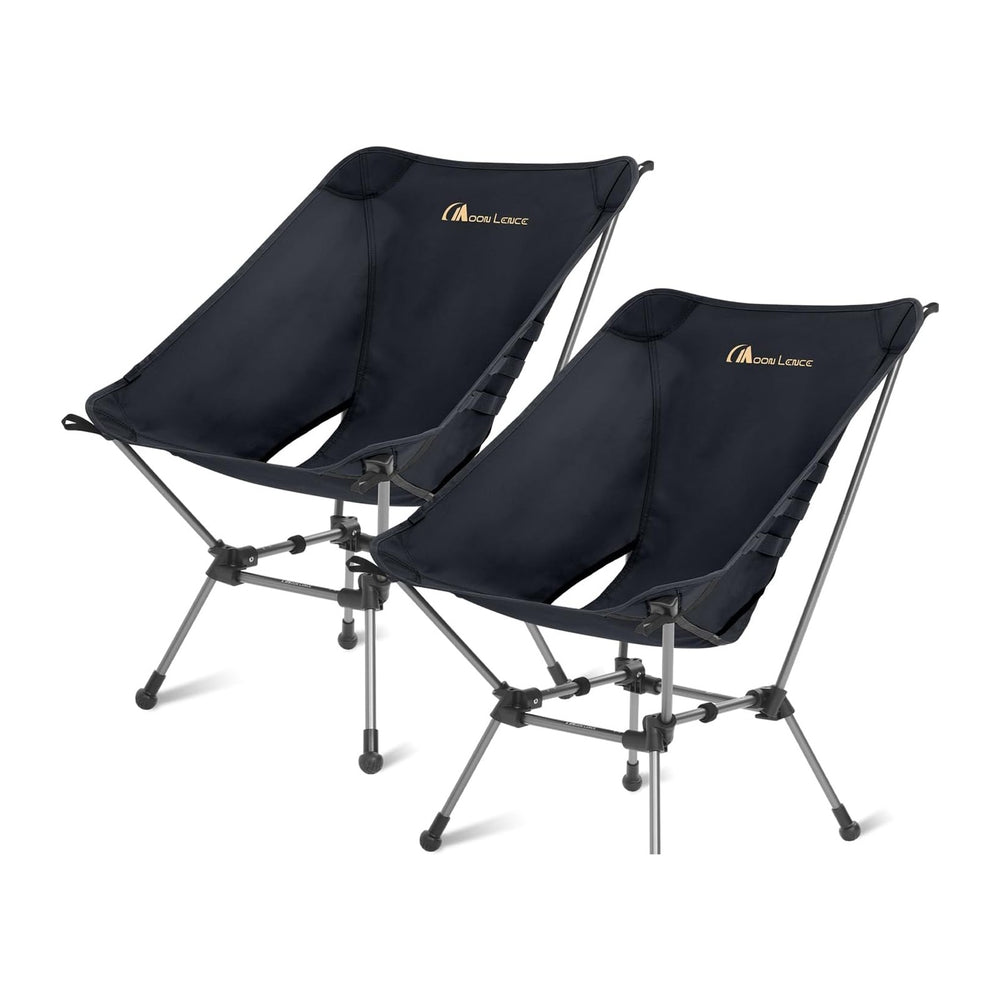 MOON LENCE Portable Camping Chair Plus, Larger & Roomier, Compact and Lig...