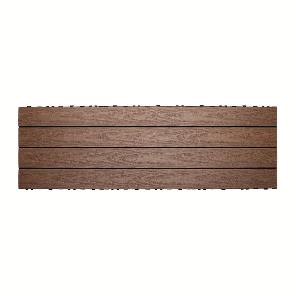 NewTechWood UltraShield Naturale 1 ft. x 3 ft. Quick Deck Outdoor Composite D...