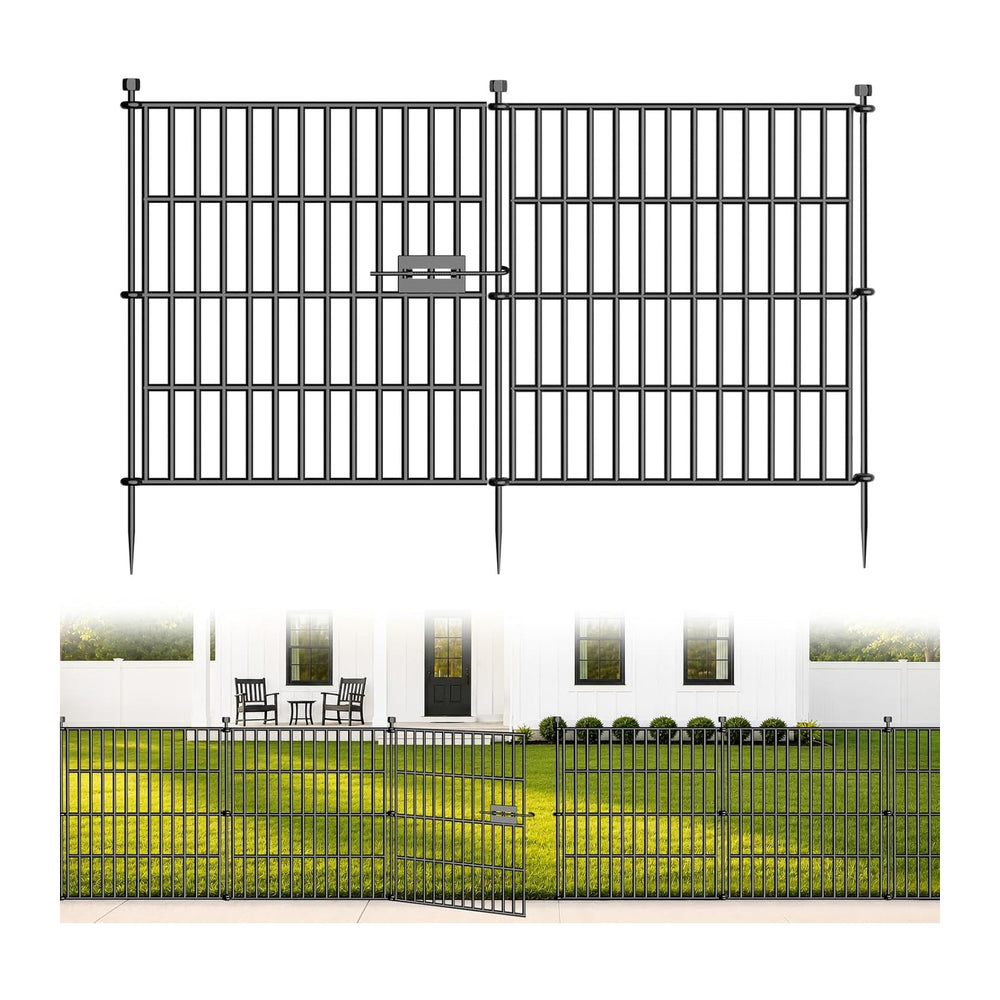 No Dig Garden Fence Outdoor for Yard, 24in (H) x 20ft(L)