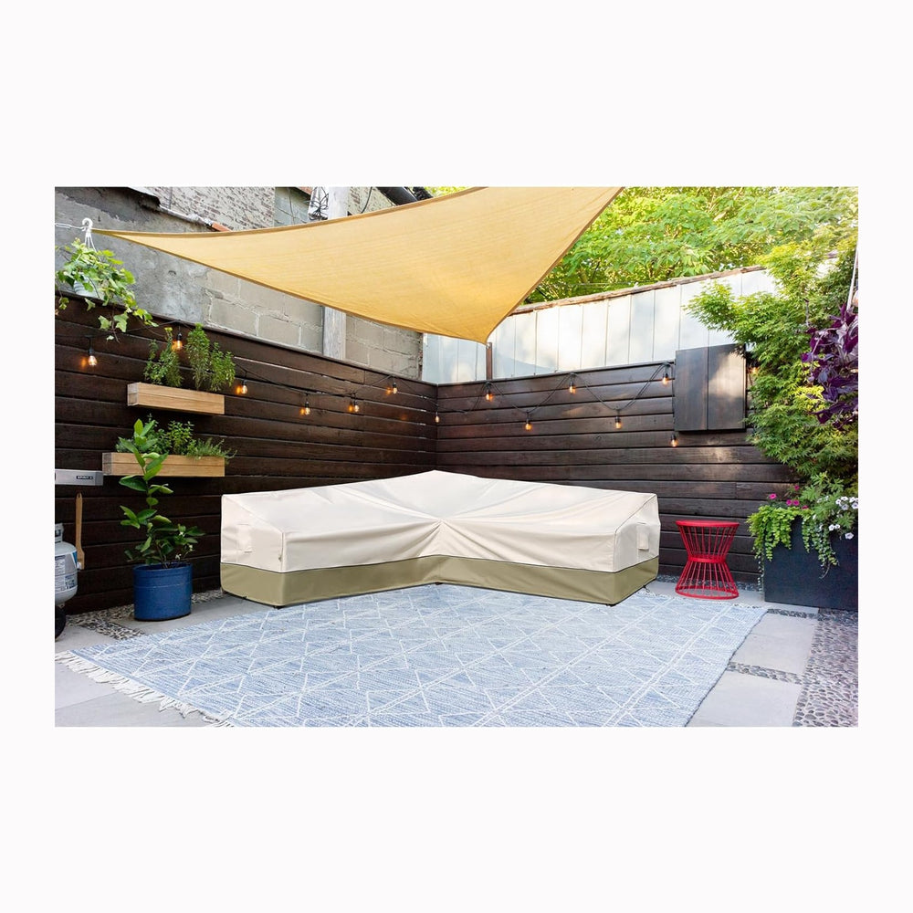 Outdoor Sectional Couch Cover - Patio Fruniture Covers Waterproof, Rip-Stop, ...