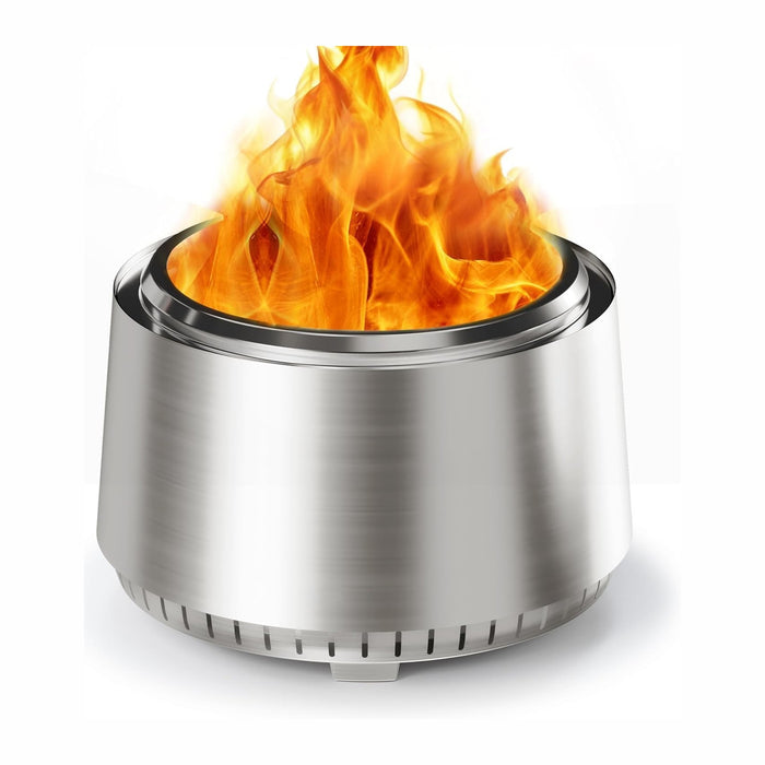 Outdoor Smokeless Fire Pit Stainless Steel Wood Burning Firepit