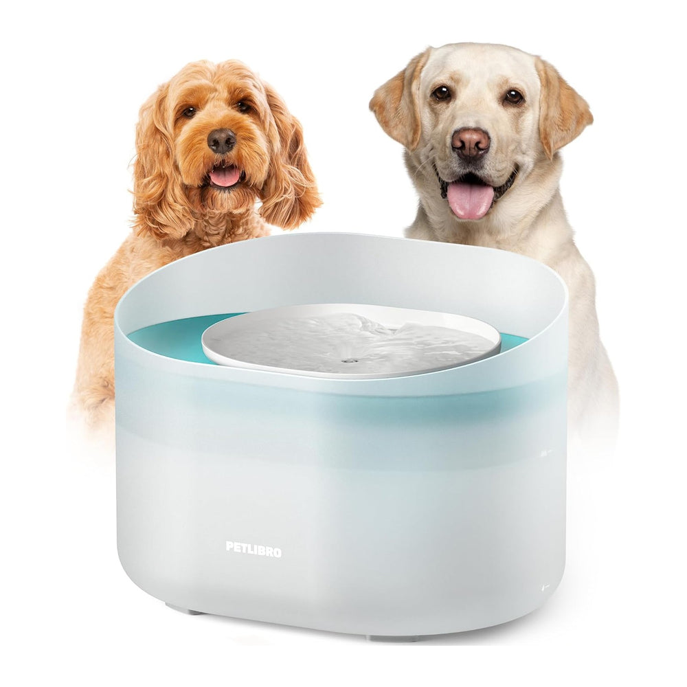 PETLIBRO 2.1Gal/8L Dog Water Fountain for Large Dog, Anti-Splash Dog Water Bo...