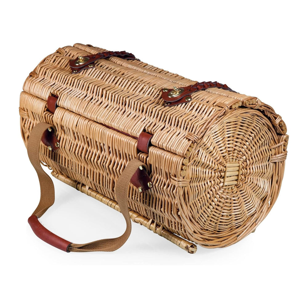 PICNIC TIME Verona Wine & Cheese Picnic Basket, Romantic English-Style Ro...