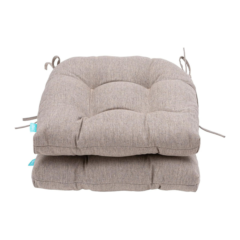QILLOWAY Outdoor Patio Cushions Set of 3, Wicker Furniture Cushions with Ties...