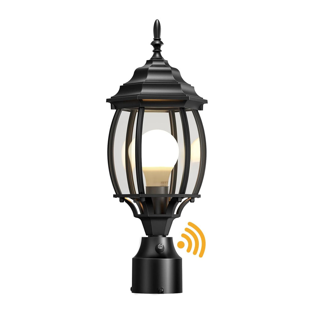 Redluck Large Dusk to Dawn Outdoor Post Light, Lamp Post Light Fixture