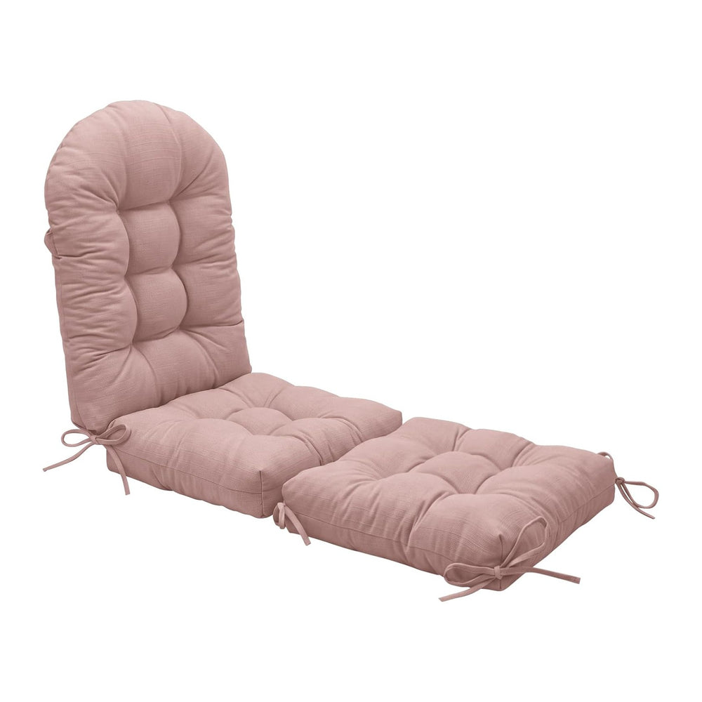 Rocking Chair Cushion Set, Ottoman Cushion Included, Pink
