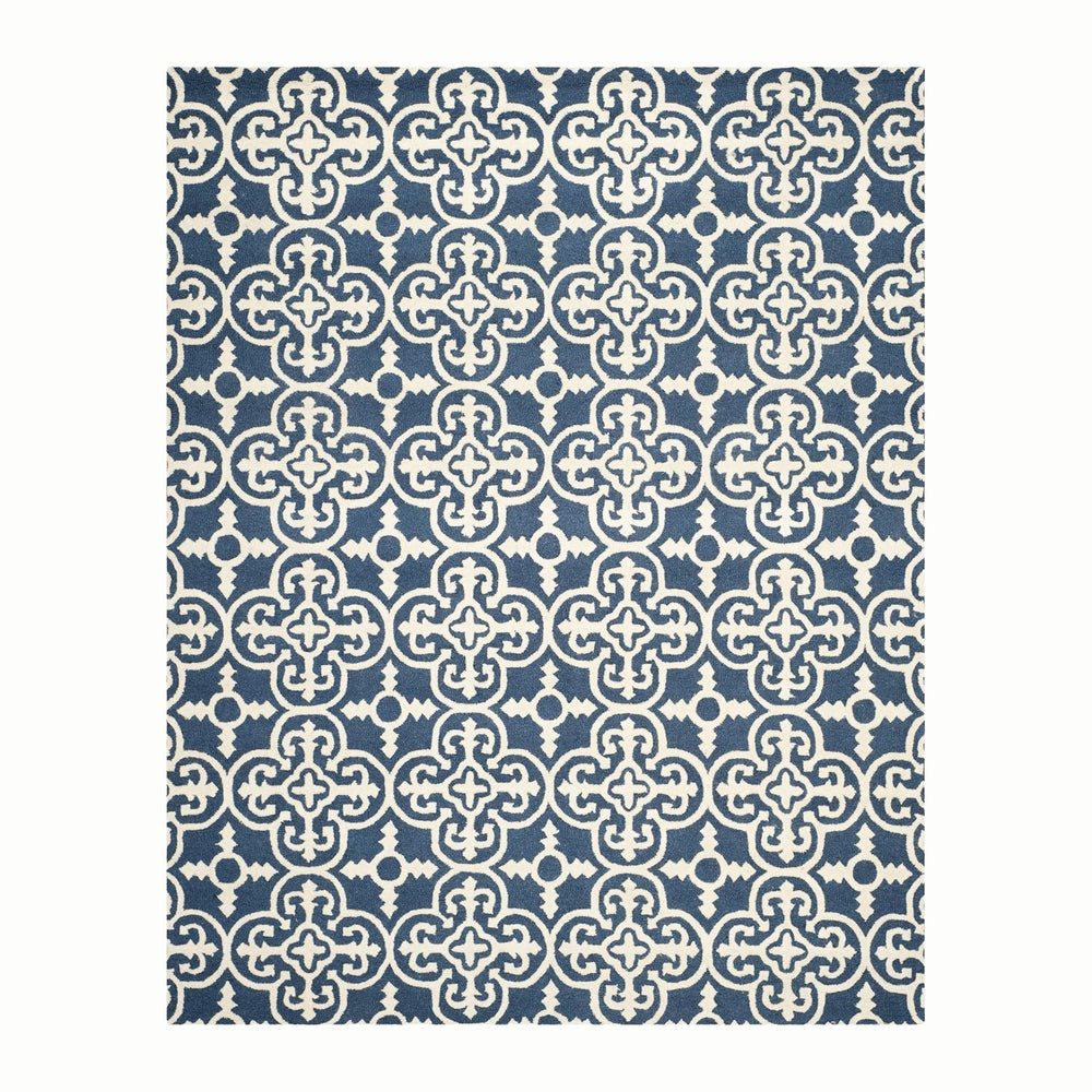 SAFAVIEH Cambridge Collection Area Rug - 10' x 14', Navy & Ivory,...