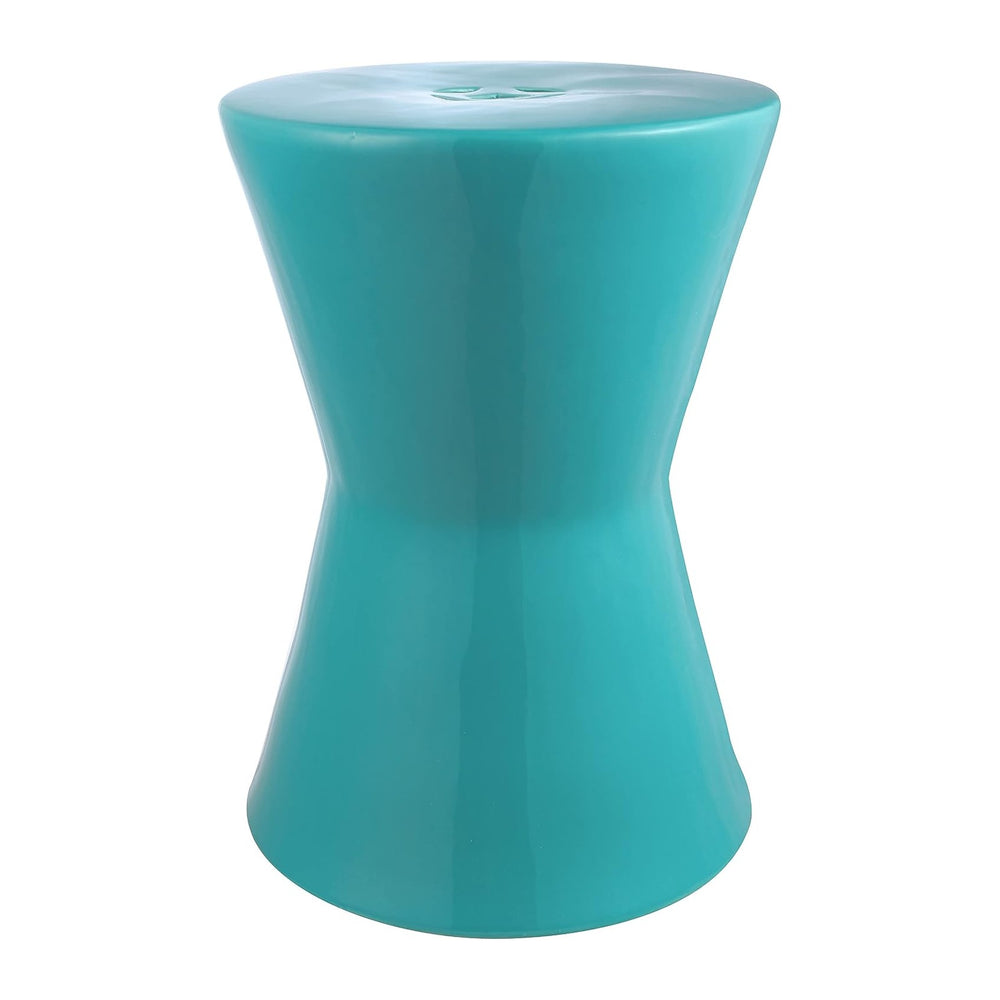 Safavieh Castle Gardens Collection Liana White Glazed Ceramic Garden Stool