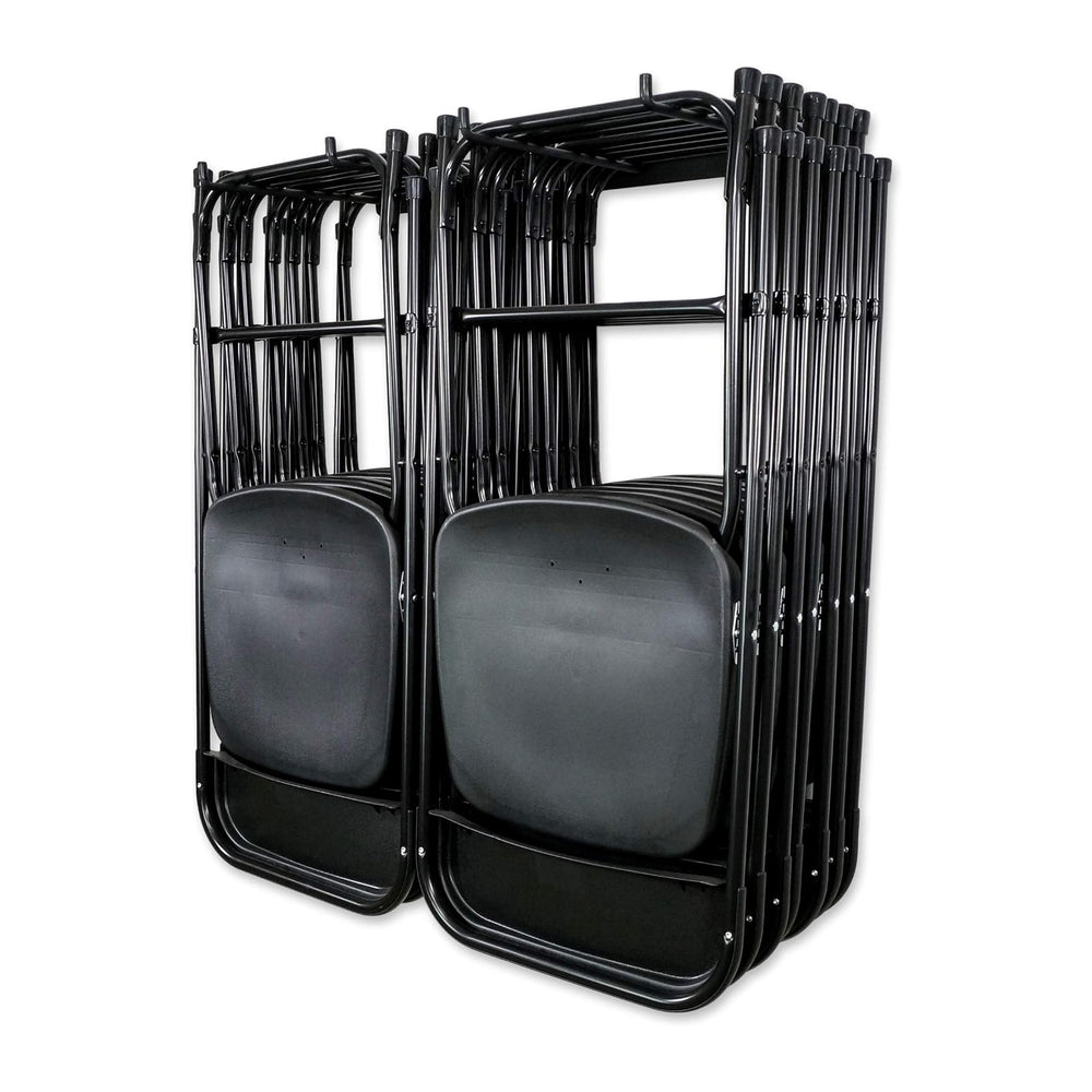 StoreYourBoard Double Chair Storage Rack – 2 Pack Heavy Duty Folding Chair Ra...