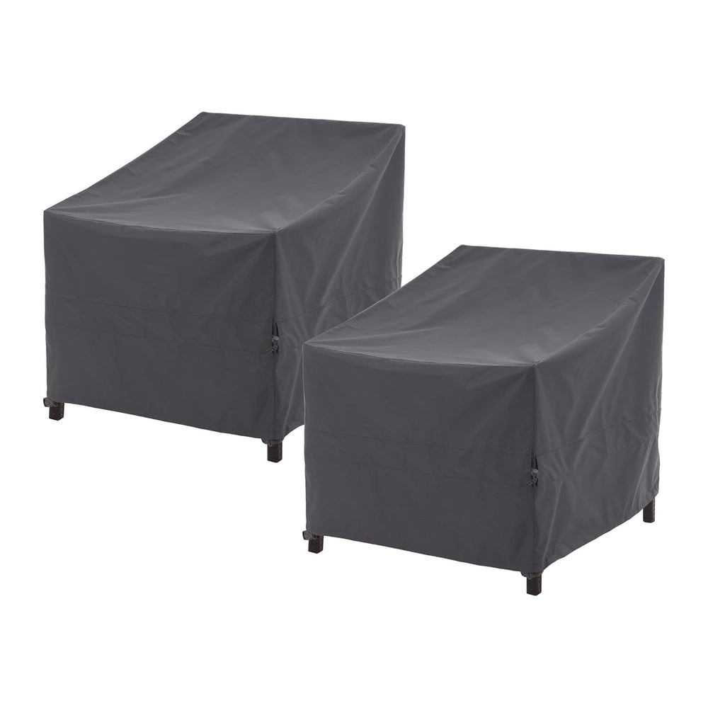 WJ-X3 Grey Patio Chair Covers Heavy Duty, 34" W x 36" D x 36" ...