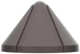 LEONLITE 4-Pack 5CCT Low Voltage LED Deck Light Triangle Oil Rubbed Bronze