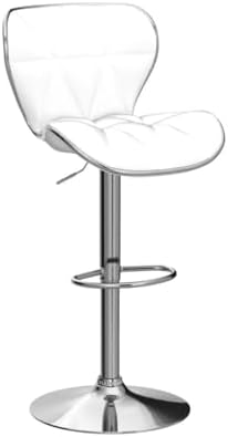 Yaheetech Bar Stools Set of 4 Modern Swivel Counter Barstools White