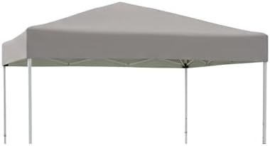 Garden Winds Reinforced RipLock 350 Replacement Canopy Top Cover Compatible with Ozark Trail 4' x 6' Outdoor Pop Up Canopy Model FGA64S1 - Slate Gray