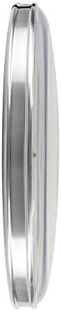 Taylor Indoor Outdoor Metal Wall Clock, Wireless Thermometer with Easy to Rea...
