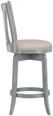 Hillsdale Furniture Hillsdale Savana Swivel Counter Stool, Blue