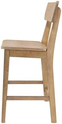 Boraam Torino Counter Height Stool - Barnwood Wire-Brush