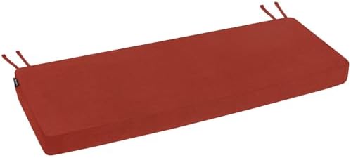 Favoyard Outdoor Bench Cushion Red 42 x 16 inch