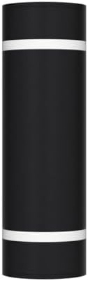 Cerdeco 13" Stainless Steel Modern Outdoor Wall Sconce Cylinder Porch Light
