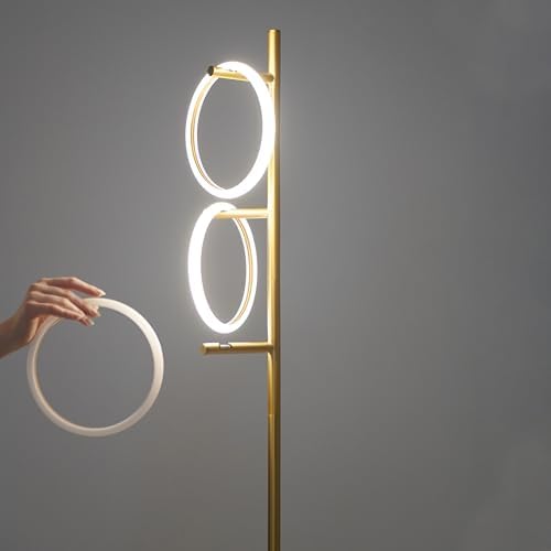 Brightech Saturn Floor Lamp, Great Living Room Decor, Tall Contemporary Stand...