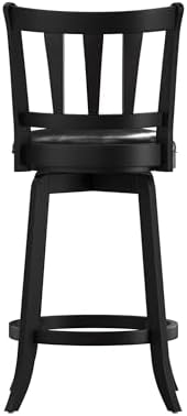 Hillsdale Presque Isle Swivel Stool, Counter Height, Black