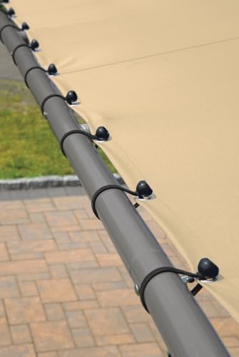 ShelterLogic Solano 10' x 6' Outdoor Gazebo Canopy, Slanted Roof Shad...
