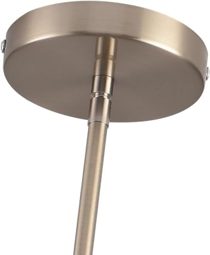 Brushed Nickel Pendant Lights Kitchen Island - Clear Glass Pendant Light Fixt...