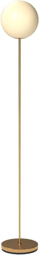 Brightech Luna LED Floor lamp, Modern Lamp for Living Rooms & Offices, Gr...