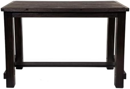 HOMES: Inside + Out Antique Black Greggory Rustic Bar Table