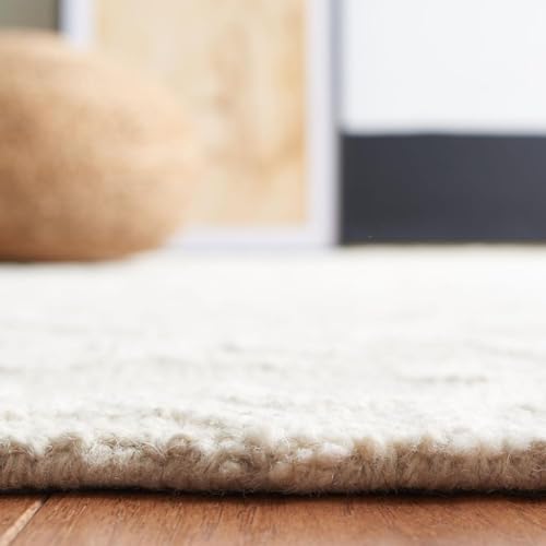 SAFAVIEH Blossom Collection Area Rug - 10' x 14', Grey & Ivory, C...