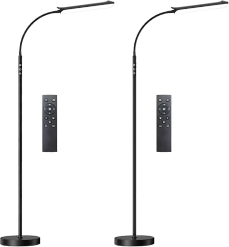 Yikuneng Dimmable LED Floor Lamp, Super Bright Reading Lamps Floor Standing l...