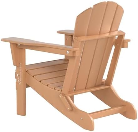 Costaelm Outdoor Folding Chair, Outdoor Seating Folding Firepit Chairs, All W...