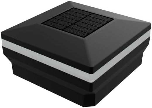 4.5" x 4.5" Composite Solar Deck Post Cap Light for a Trex Transcen...