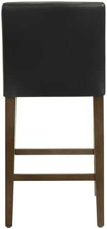 CHITA Counter Height Bar Stools Set of 2, 27" H Seat Height Upholstered ...