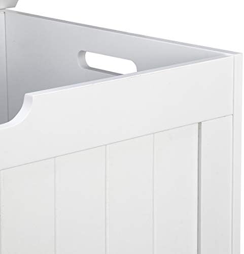 Wooden Storage Chest, Storage Trunk w/2 Safety Hinges,Storage Bench, Modern L...