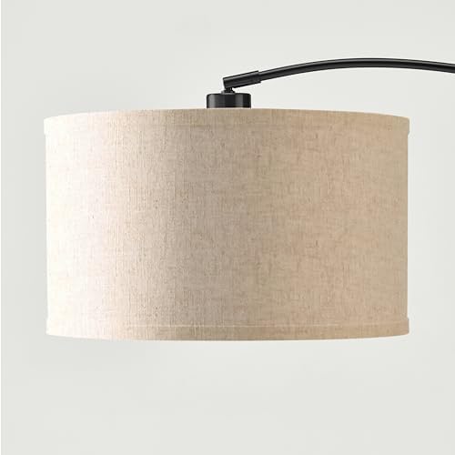 Brightech Logan Arc Floor Lamp, Bright Standing Lamp for Living Rooms, Office...