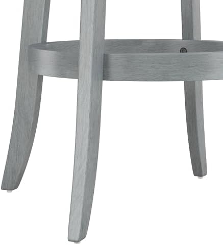 Hillsdale Furniture Savana Wood Bar Height Stool, 30" high, Blue Wire Brush