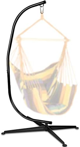 Hammock Chair Stand, Hanging Hammock Chair Stand C Stand Outdoor Indoor Solid...