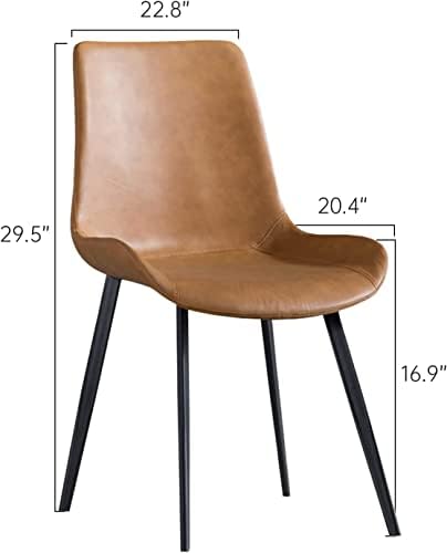 HIPIHOM Dining Chairs Set of 2, Modern Kitchen & Dining Room Chairs, Upho...