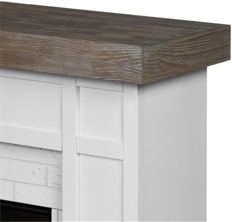 Real Flame Cravenhall Landscape Electric Fireplace with Mantel for Living Roo...
