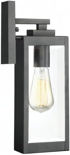 Quoizel Westover 14" Outdoor Wall Lantern, Earth Black