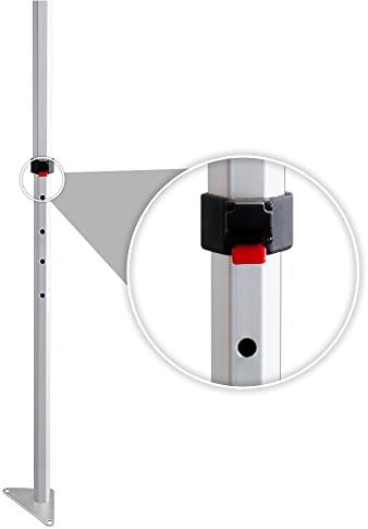 Vispronet 10x10 Pop Up Canopy Frame – 40lb Aluminum Tent Frame, Height Adjust...