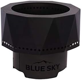 Blue Sky Outdoor Living Ridge Portable Fire Pit, Smokeless Fire Pit with Spar...