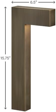 Hinkley Atlantis 12V Small LED Outdoor Landscape Path Light, Matte Bronze