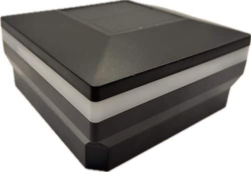 4.5" x 4.5" Composite Solar Deck Post Cap Light for a Trex Transcen...