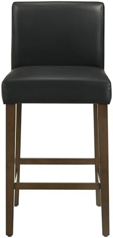 CHITA Counter Height Bar Stools Set of 2, 27" H Seat Height Upholstered ...